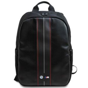 Cits mobilo telefonu aksesuārs BMW  BMW Carbon & Red Stripe backpack for a 16" laptop - black 