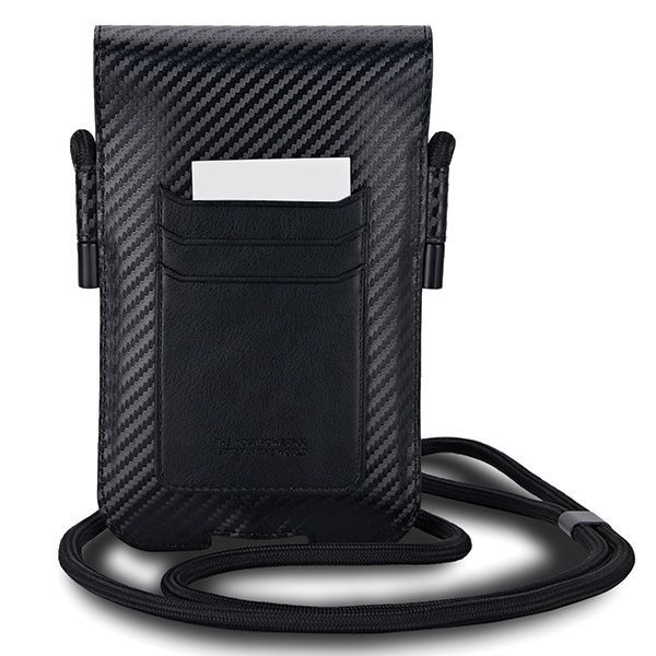 Muu telefoni lisavarustus BMW BMW Carbon & Blue Stripe phone bag - black