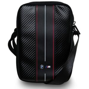 Cits mobilo telefonu aksesuārs BMW  BMW Carbon & Red Stripe bag for 8" tablet - black 