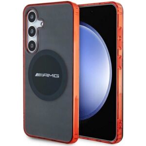 Muu telefoni lisavarustus Mercedes-Benz  AMG Transparent Bicolor MagSafe case for Samsung Galaxy S24 - black 