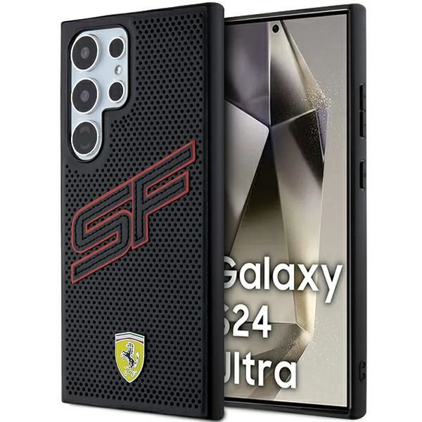 Muu telefoni lisavarustus Ferrari Ferrari Big SF Perforated case for Samsung Galaxy S24 Ultra - black