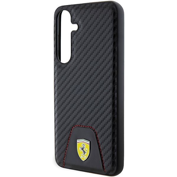 Other Phone Accessory Ferrari Ferrari Carbon Stitched Bottom case for Samsung Galaxy S24+ - black