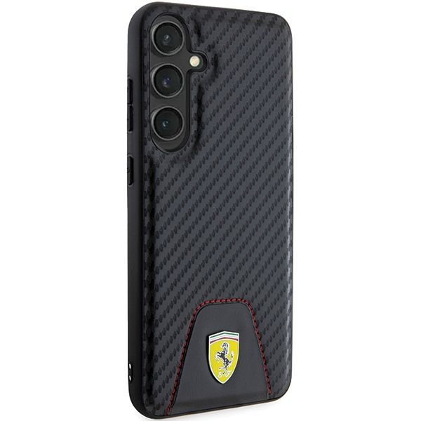 Other Phone Accessory Ferrari Ferrari Carbon Stitched Bottom case for Samsung Galaxy S24+ - black