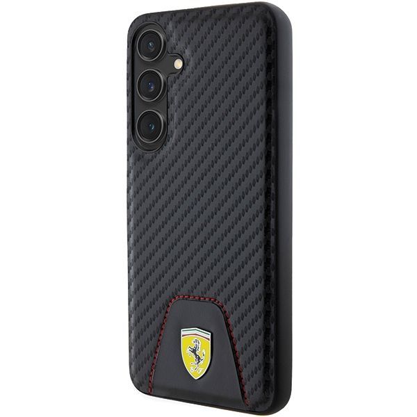 Other Phone Accessory Ferrari Ferrari Carbon Stitched Bottom case for Samsung Galaxy S24+ - black