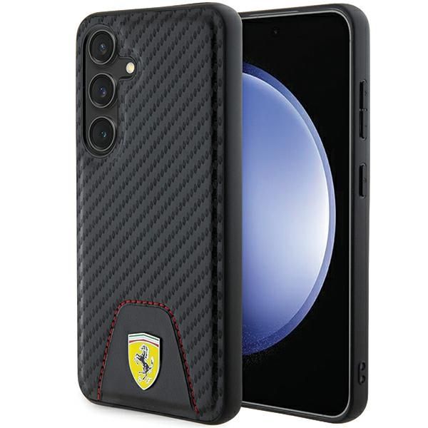 Other Phone Accessory Ferrari Ferrari Carbon Stitched Bottom case for Samsung Galaxy S24 - black