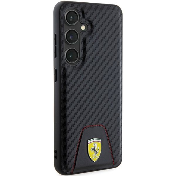 Other Phone Accessory Ferrari Ferrari Carbon Stitched Bottom case for Samsung Galaxy S24 - black