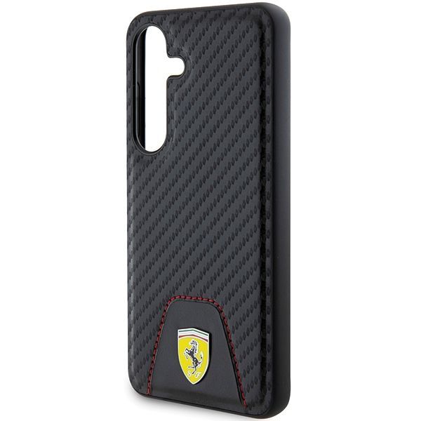Other Phone Accessory Ferrari Ferrari Carbon Stitched Bottom case for Samsung Galaxy S24 - black