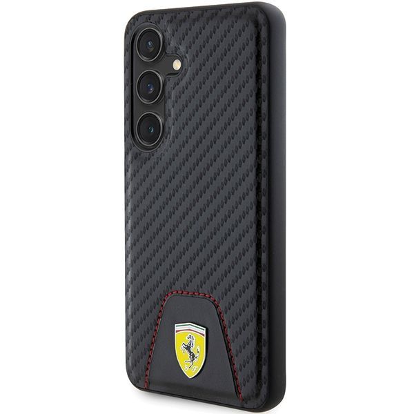 Other Phone Accessory Ferrari Ferrari Carbon Stitched Bottom case for Samsung Galaxy S24 - black