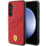 Muu telefoni lisavarustus Ferrari  Ferrari Big SF Perforated case for Samsung Galaxy S24 - red