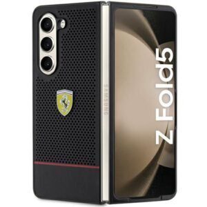 Cits mobilo telefonu aksesuārs Ferrari  Ferrari Perforated Line case for Samsung Galaxy Z Fold 5 - black