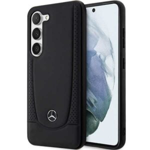 Cits mobilo telefonu aksesuārs Mercedes-Benz  Mercedes Leather Urban case for Samsung Galaxy S23 FE - black 