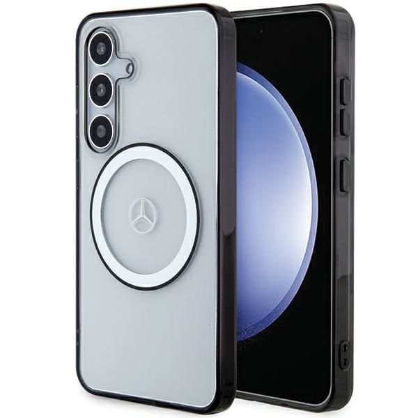 Muu telefoni lisavarustus Mercedes-Benz Mercedes Printed Logo MagSafe case for Samsung Galaxy S24 - transparent