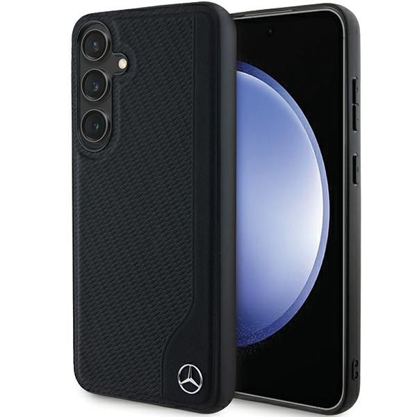 Other Phone Accessory Mercedes-Benz Mercedes Leather Debossed Line MagSafe case for Samsung Galaxy S24 - black
