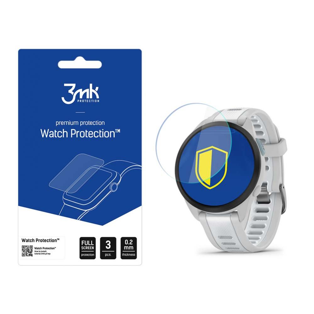 Other Phone Accessory 3MK 3mk Watch Protection hybrid glass v. FlexibleGlass Lite on Garmin Forerunner 165