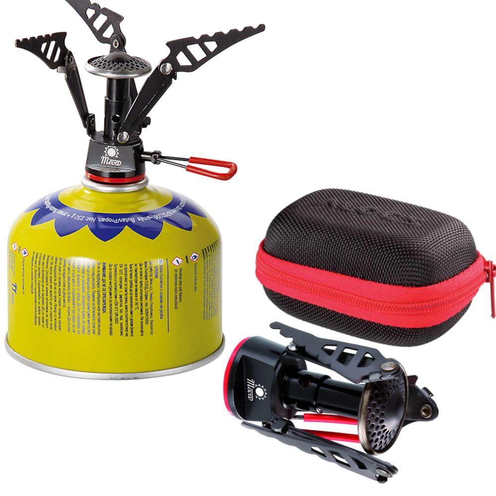 Cits mobilo telefonu aksesuārs Meva The lightest tourist stove for gas cartridges (valve or thread) SPARK 80gram 2.6kW