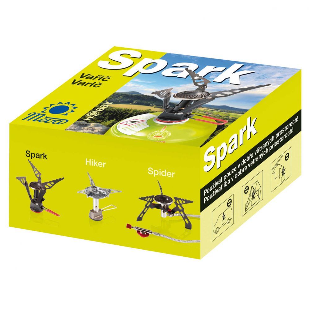 Cits mobilo telefonu aksesuārs Meva The lightest tourist stove for gas cartridges (valve or thread) SPARK 80gram 2.6kW