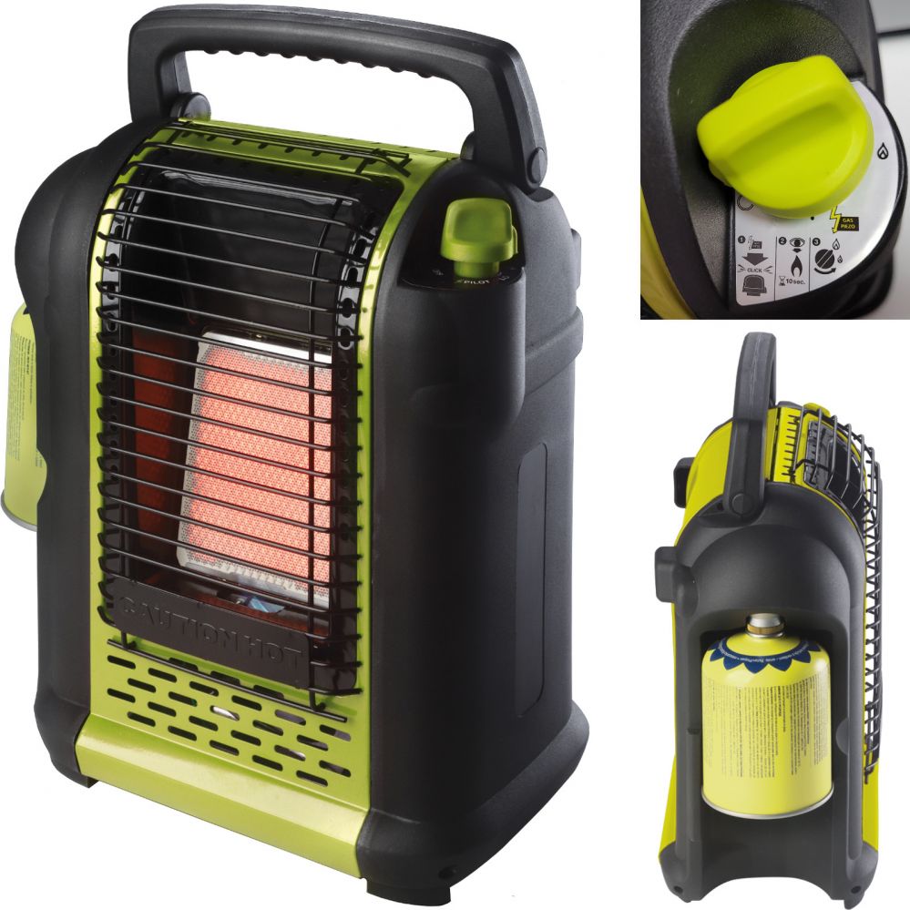 Cits mobilo telefonu aksesuārs Meva Gas tourist heater for gas cartridges OXYSTOP OLYMP 2kW