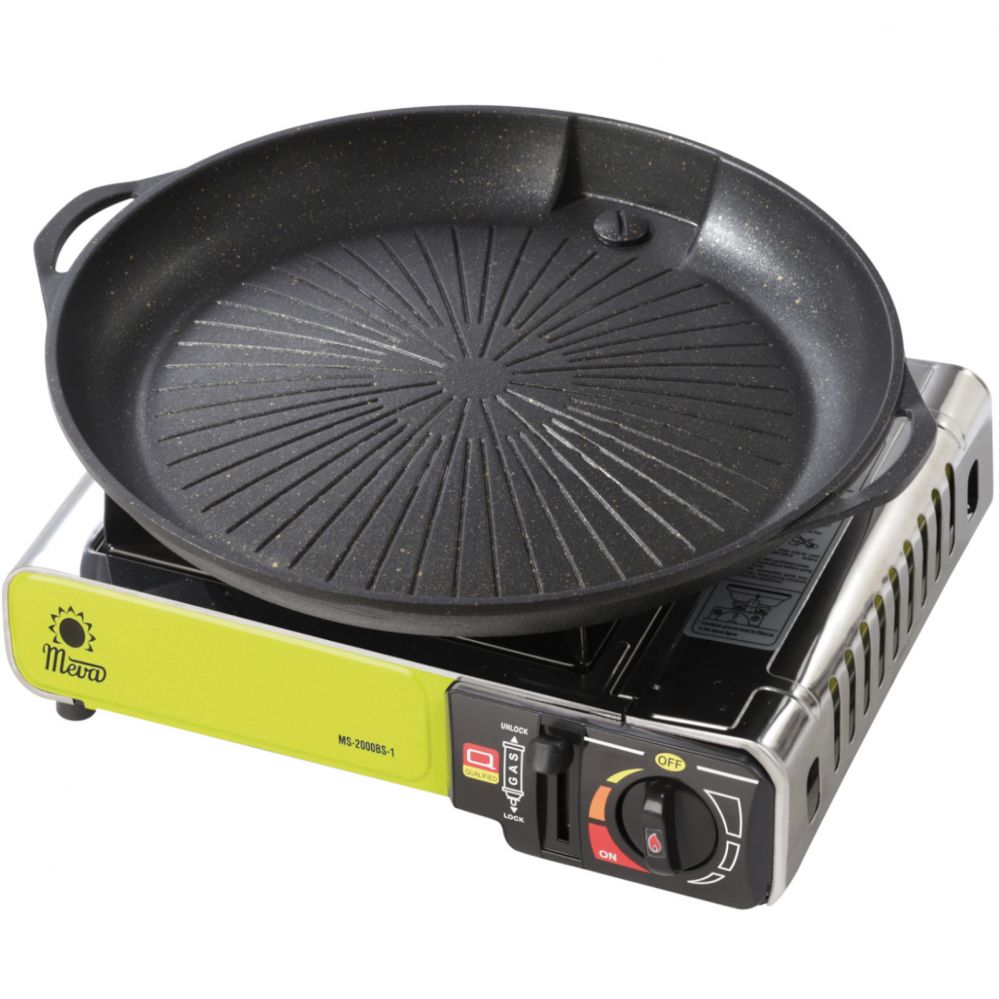 Muu telefoni lisavarustus Meva Grill grate and grill pan for a gas camping stove and grill