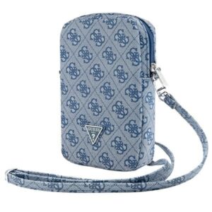 Cits mobilo telefonu aksesuārs Guess  Guess Zip 4G Triangle bag - blue