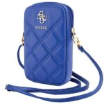 Cits mobilo telefonu aksesuārs Guess  Guess Zip Quilted 4G bag - blue