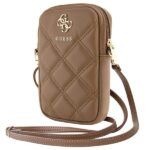 Other Phone Accessory Guess  Guess Zip Quilted 4G bag - brown 