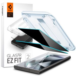 Cits mobilo telefonu aksesuārs Spigen  Spigen Glas.tR EZ Fit Privacy Tempered Glass for Samsung Galaxy S24 Ultra - 2 pcs. 