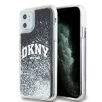 Aizmugurējais vāciņš DKNY  DKNY Liquid Glitter Big Logo case for iPhone 11 / Xr - black 