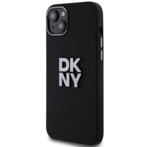 Aizmugurējais vāciņš DKNY  DKNY Liquid Silicone Metal Logo case for iPhone 15 Plus / 14 Plus - black 