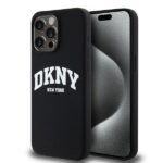 Nugarėlės dėklai DKNY  DKNY Liquid Silicone White Printed Logo MagSafe iPhone 13 Pro Max Case - Black 
