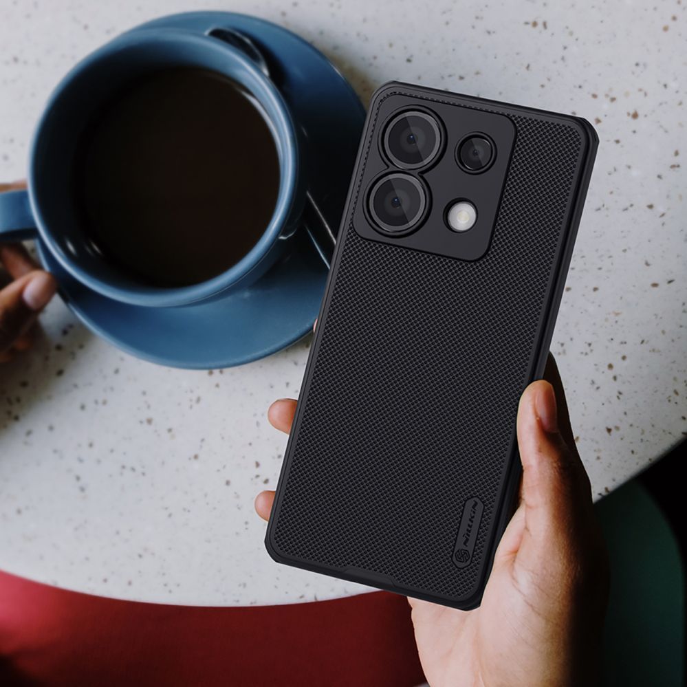 Back panel cover Nillkin - Nillkin Super Frosted Shield Pro Case for Xiaomi Redmi Note 13 Pro 4G / Poco X6 5G - Black