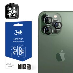 Protective glass 3MK  3mk Lens Protection Pro Camera Cover for iPhone 13 Pro / iPhone 13 Pro Max - Green 