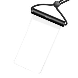 Aizmugurējais vāciņš Baseus  Baseus AquaGlide BS-PC030 case waterproof IPX8 with cylindrical clasp - black