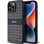 Other Phone Accessory DKNY  DKNY Leather Mono Stripe & Metal Logo case for iPhone 14 Pro - black 