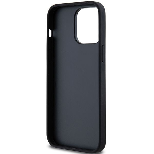Muu telefoni lisavarustus DKNY DKNY Leather Mono Stripe & Metal Logo case for iPhone 14 Pro - black