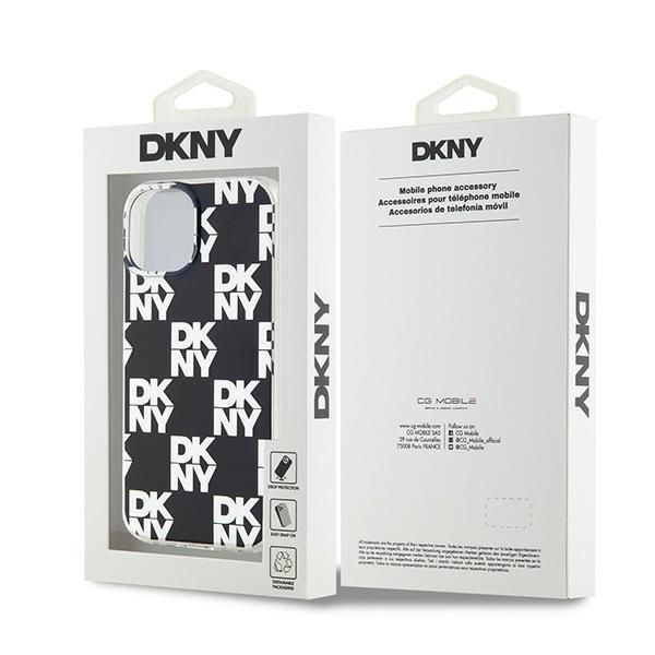 Muu telefoni lisavarustus DKNY DKNY IML Checkered Mono Pattern case for iPhone 15 / 14 / 13 - black