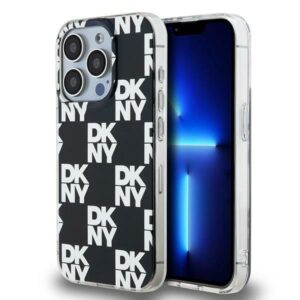 Cits mobilo telefonu aksesuārs DKNY  DKNY IML Checkered Mono Pattern case for iPhone 15 Pro Max - black 