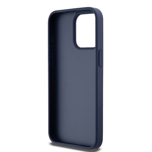 Other Phone Accessory DKNY DKNY Leather Mono Stripe & Metal Logo case for iPhone 15 Pro Max - blue