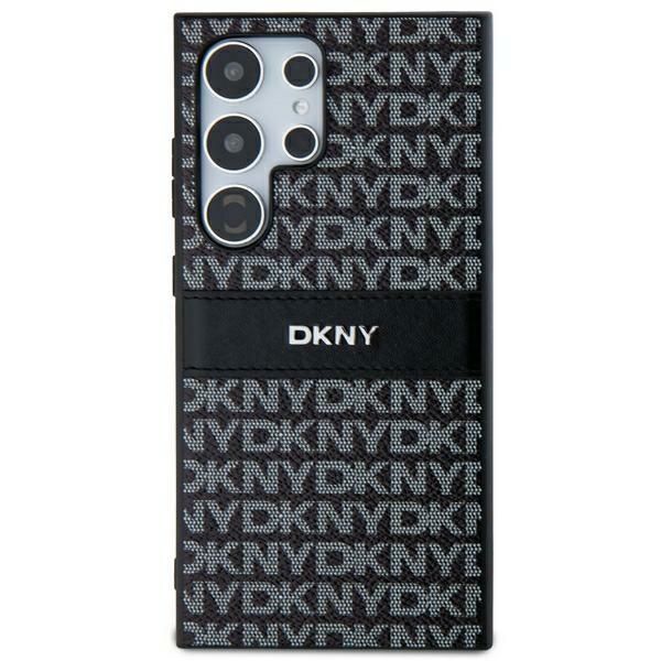 Muu telefoni lisavarustus DKNY DKNY Leather Mono Stripe & Metal Logo case for Samsung Galaxy S24 Ultra - black