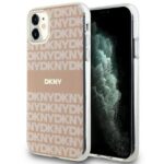 Kitas telefono priedas DKNY  DKNY IML Mono & Stripe MagSafe case for iPhone 11 / Xr - pink 