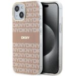 Other Phone Accessory DKNY  DKNY IML Mono & Stripe MagSafe Case for iPhone 15 Plus / 14 Plus - Pink 