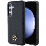 Kitas telefono priedas DKNY  DKNY Leather Pattern Metal Logo MagSafe case for Samsung Galaxy S24 - black 