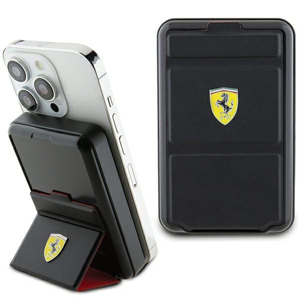 Other Phone Accessory Ferrari Powerbank Ferrari Metal Logo MagSafe induction 15W 10000 mAh with stand function - black