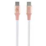 Muu telefoni lisavarustus Guess  Guess Ebossed Logo USB-C / USB-C Cable 1.5m Fast Charging - Pink 