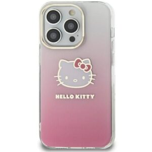 Muu telefoni lisavarustus Hello Kitty  Hello Kitty IML Gradient Electrop Kitty Head case for Samsung Galaxy A55 - pink 