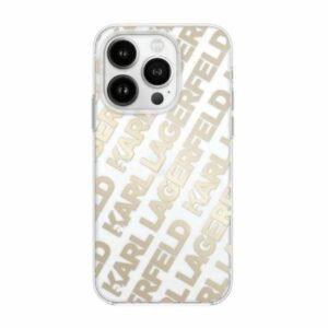 Kitas telefono priedas Karl Lagerfeld  Karl Lagerfeld IML Fullover Logo case for iPhone 15 Pro Max - gold 