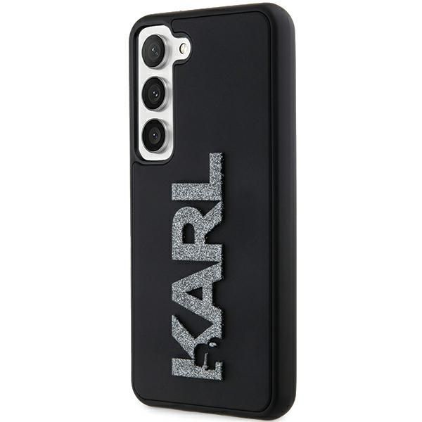 Other Phone Accessory Karl Lagerfeld Karl Lagerfeld 3D Rubber Glitter Logo case for Samsung Galaxy S24 - black