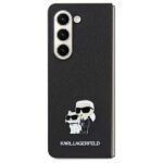 Kitas telefono priedas Karl Lagerfeld  Karl Lagerfeld Saffiano Karl&Choupette Pin case for Samsung Galaxy A35 - black 