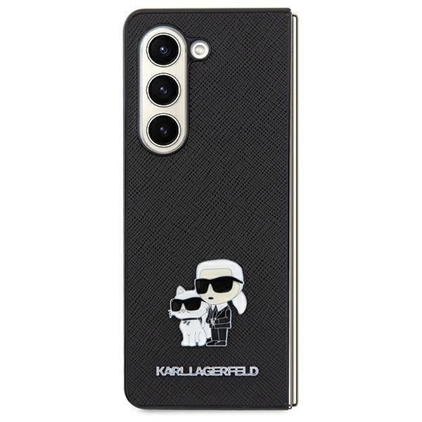 Other Phone Accessory Karl Lagerfeld Karl Lagerfeld Saffiano Karl&Choupette Pin case for Samsung Galaxy A35 - black