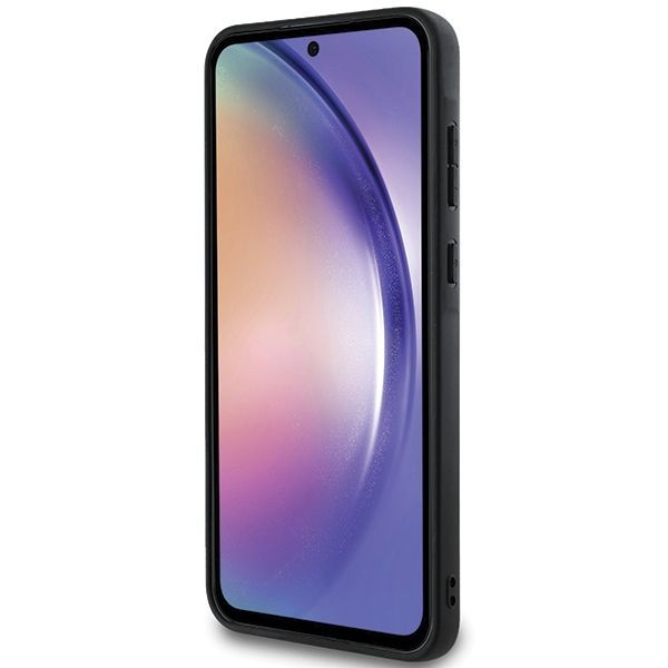 Muu telefoni lisavarustus Karl Lagerfeld Karl Lagerfeld Fixed Glitter Ikonik Logo Metal Pin case for Samsung Galaxy A55 - black