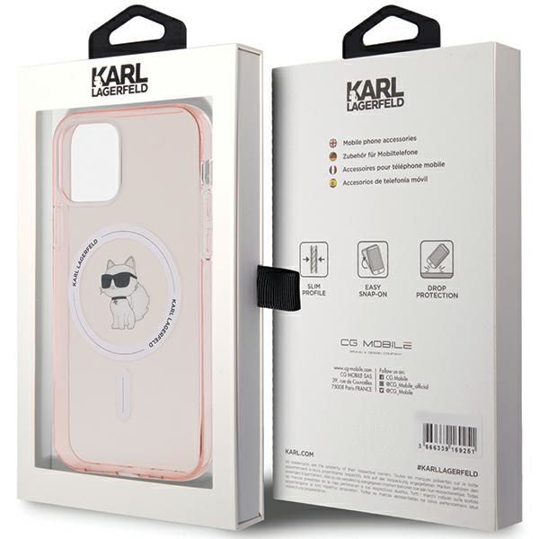 Other Phone Accessory Karl Lagerfeld Karl Lagerfeld IML Choupette MagSafe case for iPhone 12/12 Pro - pink